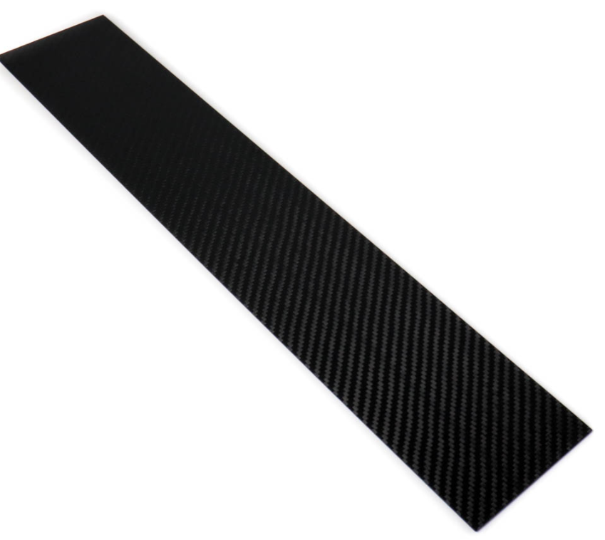 Carbon Fibre 3K Sheet 100mm x 500mm x 1mm