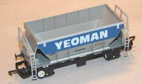 Hornby R015 Pga Aggregate Hopper Wagon Yeoman Oo Gauge- Quality Pre Owned