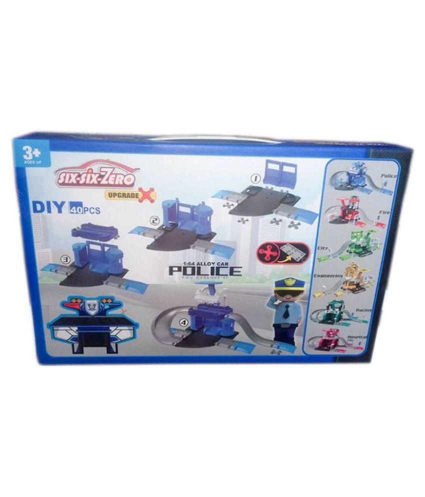 Diy Alloy Car Police 40Pcs 1:64 Scale