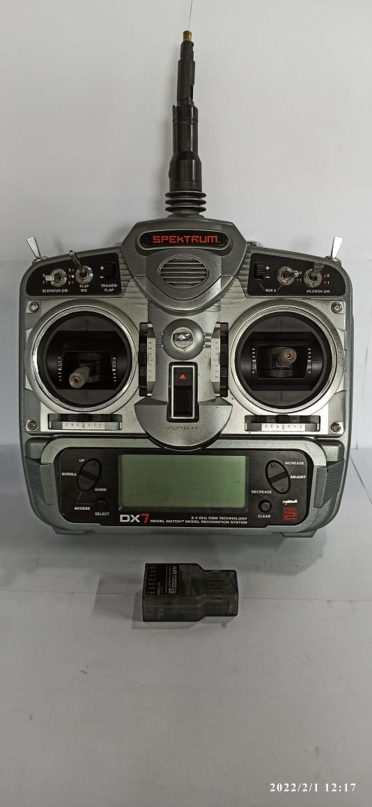 Spektrum Dx7 Radio With Receiver-Quality Pre Owned