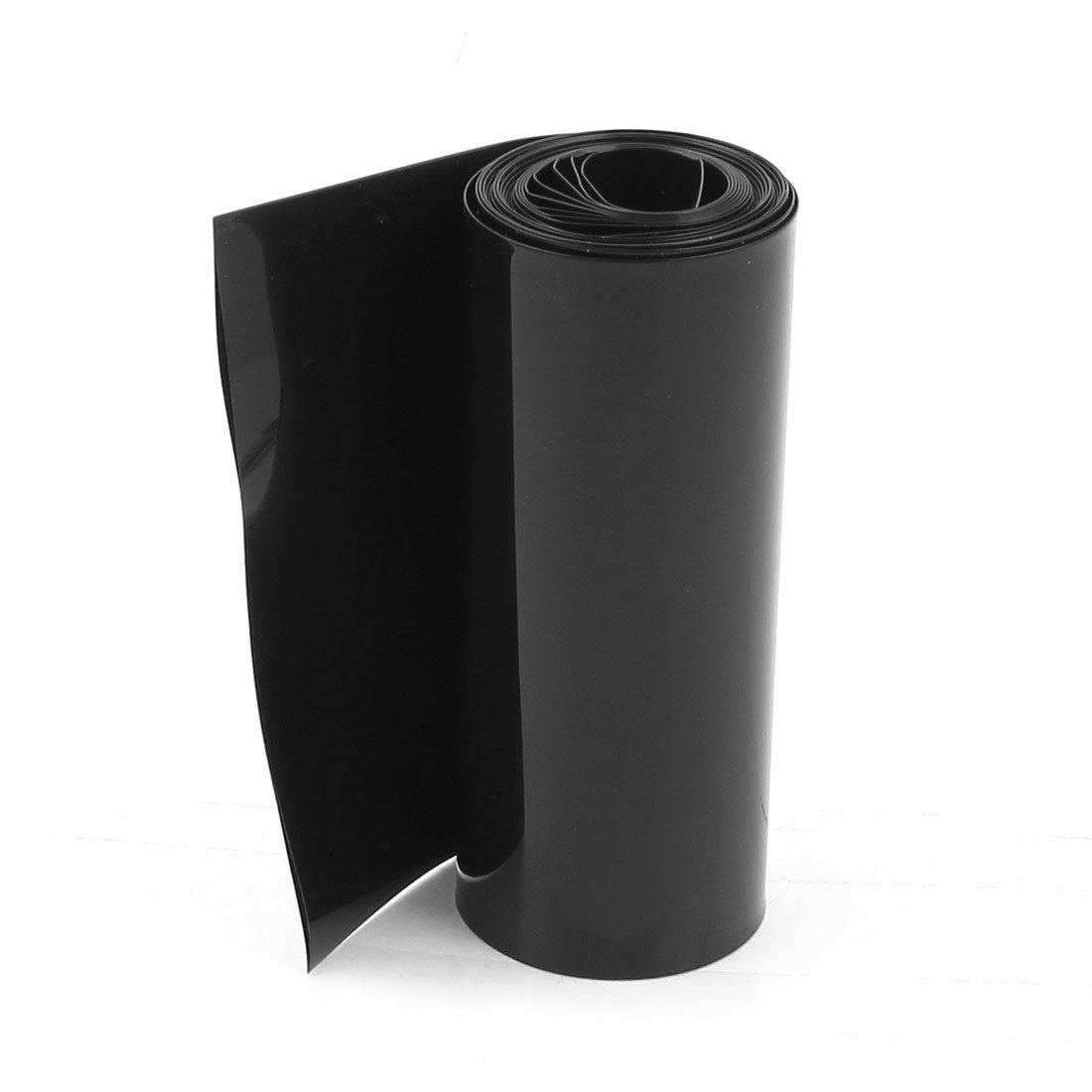 Plastic Heat Shrink Wrap Tubing For Lithium Battery Pack 7.2Cm/72MM (1 Meter Black Color)