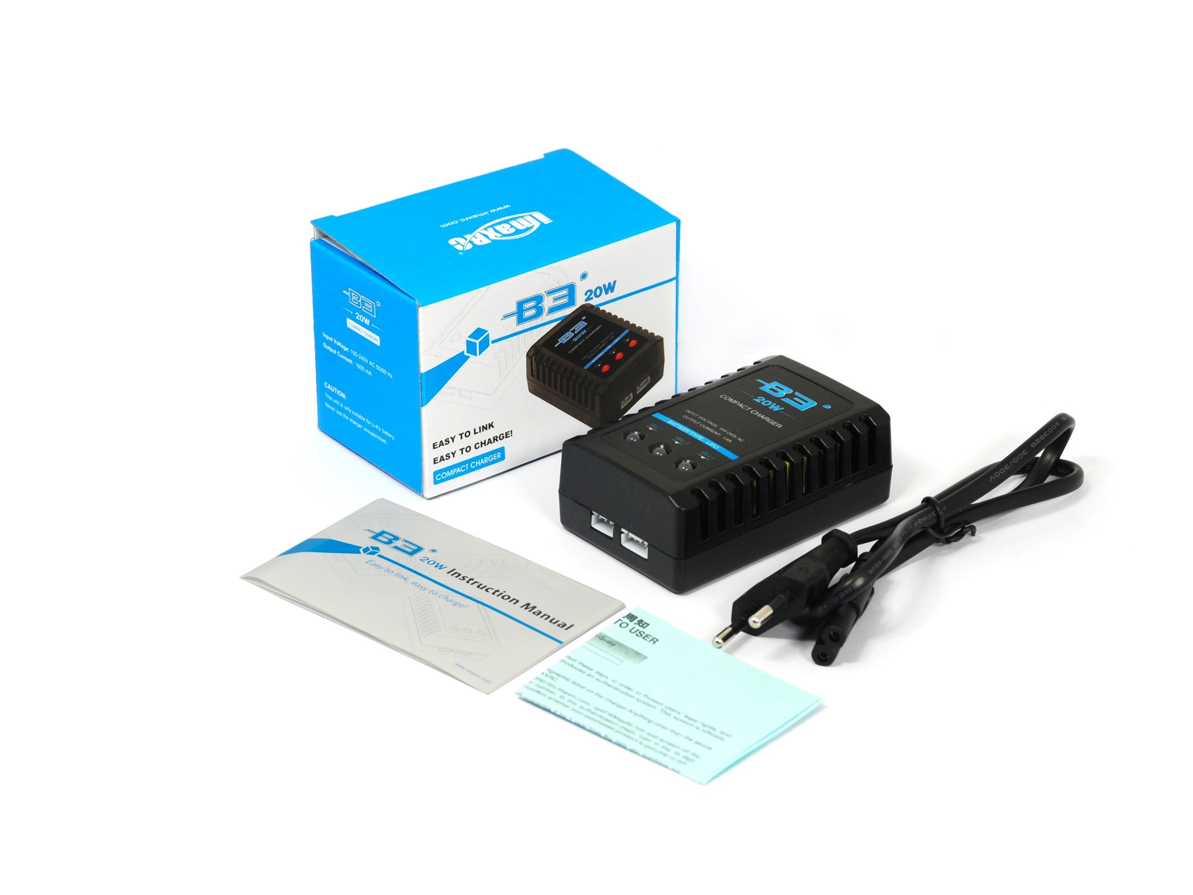 Lipo Charger B3 20W Compact