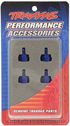 Traxxas 3767A Blue-Anodized Aluminium Shock Caps (Fits Ultra Shocks) (Set Of Four)