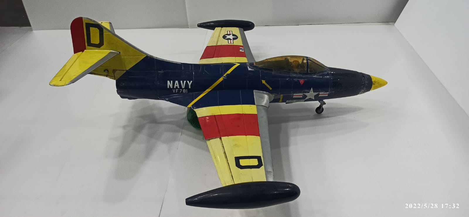 NAVY PHANTHAM-RTF-SMALL WITH DUCTED MOTOR RC PLANE (QUALITY PRE OWNED)