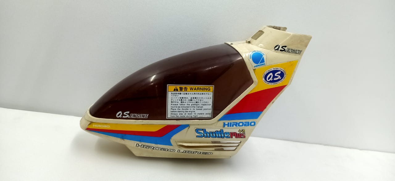 Heli Hirobo Shuttle Plus +2 Canopy -Quality pre owned