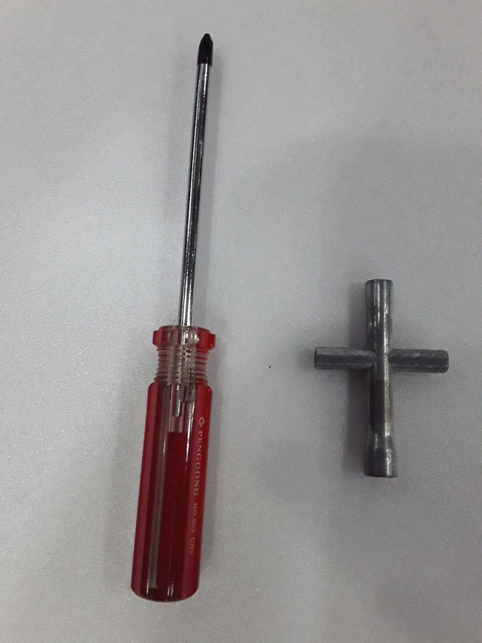 Screw Driver With 4 Way Wrench