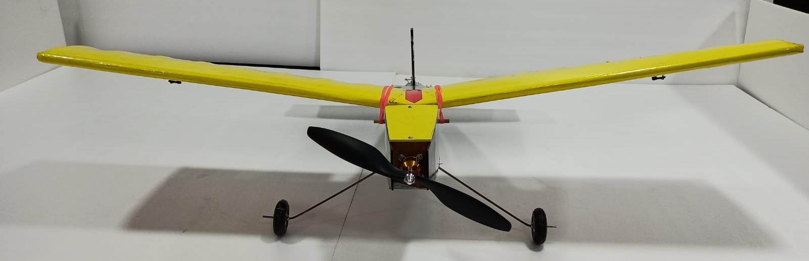 Rc Airplane Electric Premiere Balsa Yellow & Grey Arf