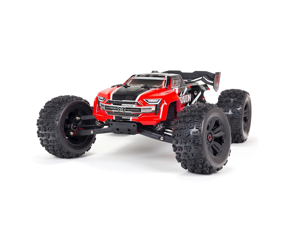 Arrma Kraton 6S BLX RTR 1/8 4WD Brushless Monster Truck (Red) (V5) W/SLT3 2.4Ghz Radio ARA8608V5T1