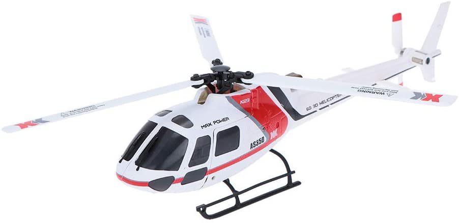 Wltoys XK AS350 K123 6CH 3D 6G System Remote Control Toy Brushless Motor RC Helicopter(Quality Pre Owned)