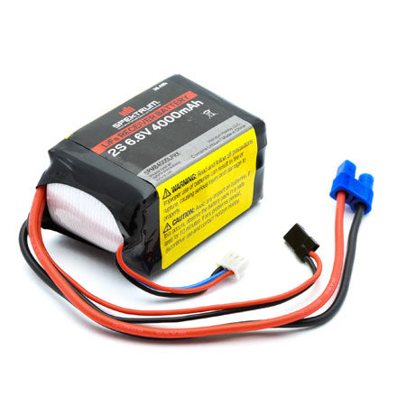 Spektrum 4000Mah 6.6V Li-Fe Receiver Battery