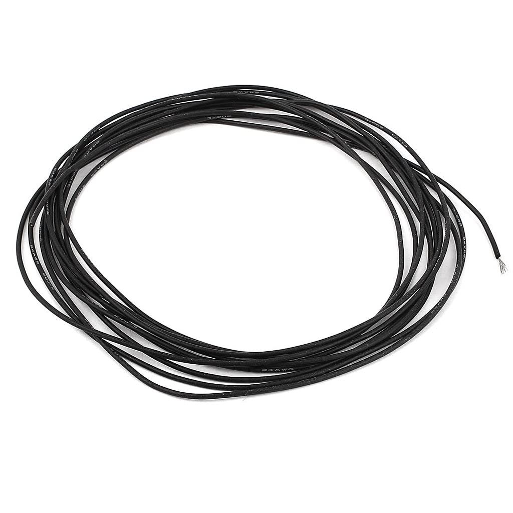 High Quality Ultra Flexible 28AWG Silicone Wire 3m (Black)