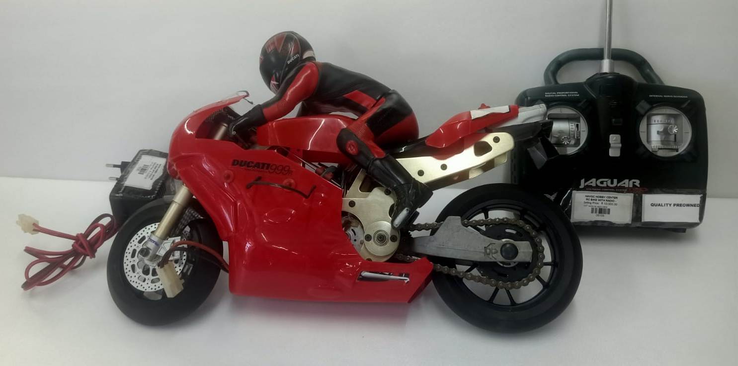 Thunder Tiger Ducati 999r RC Electric roller 1/5 motorbike motorcycle without box- QUALITY PRE OWNED