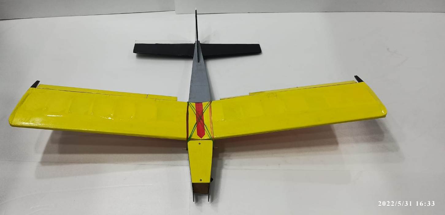 Rc Airplane Electric Premiere Balsa Kit Yellow & Grey