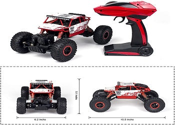 Rc Car Rock Crawler 1.18Scale 4Wd