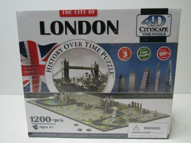 LONDON ENGLAND 4D TIME PUZZLE