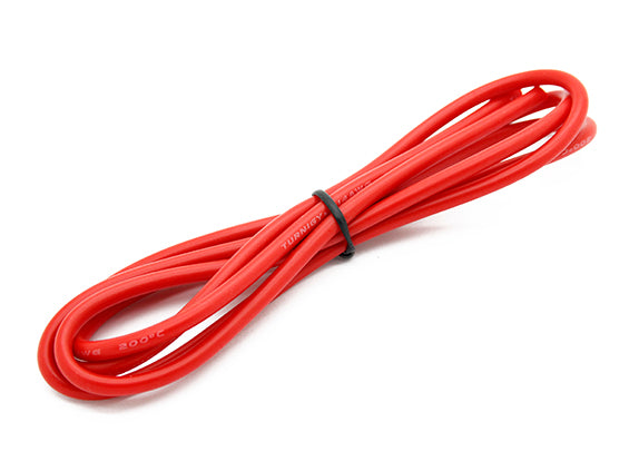 High Quality Ultra Flexible 14AWG Silicone Wire 1m (Red)