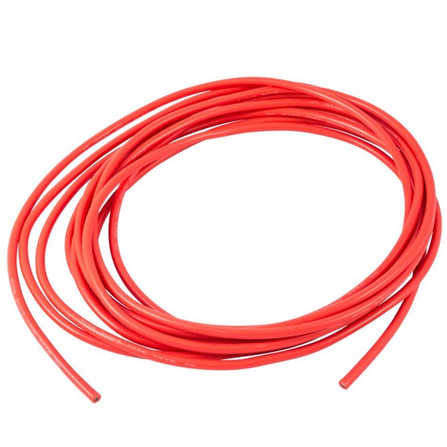 Silicon Wire 18Awg High Quality Ultra Flexible 1Mtr Red