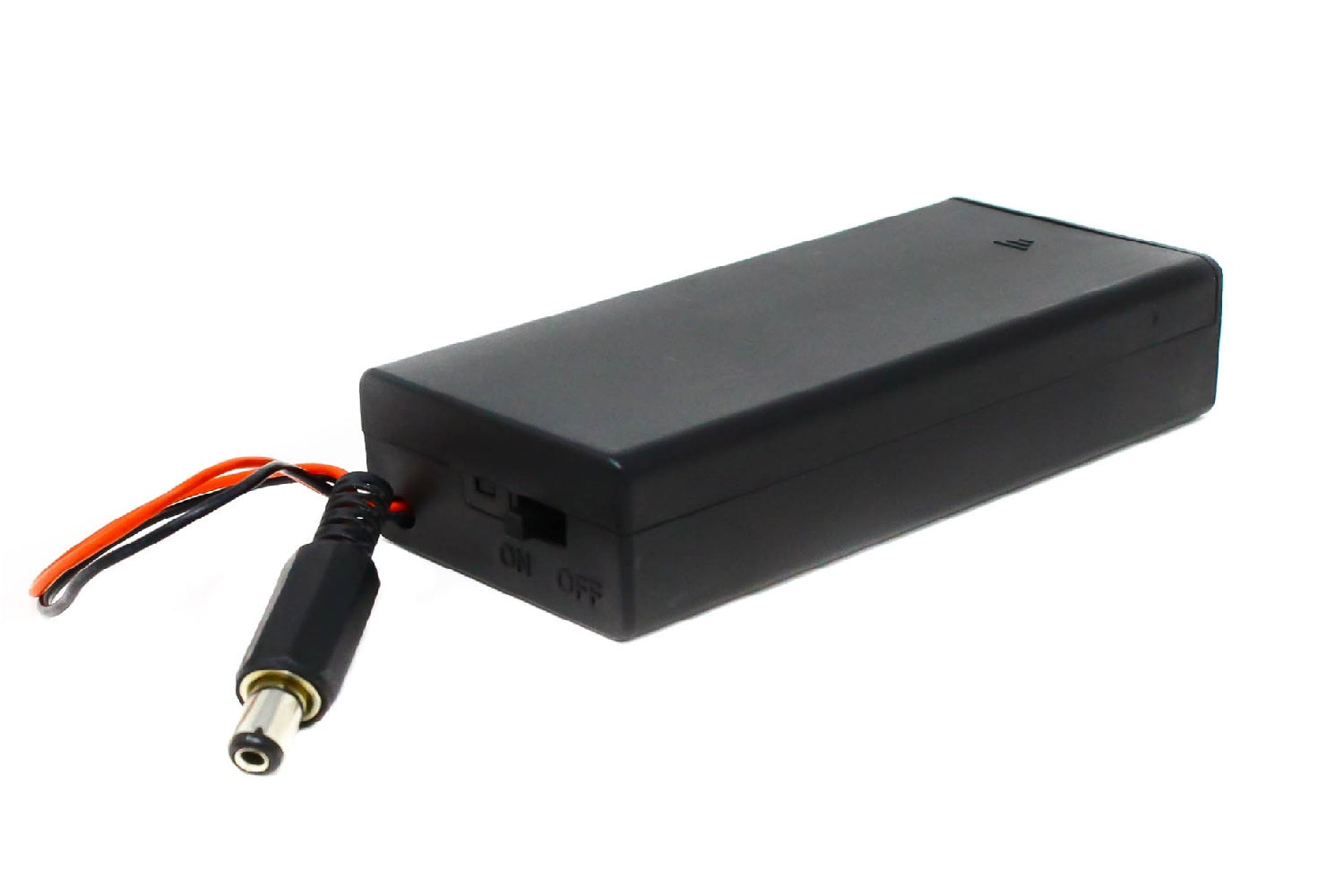 18650 x 2 battery holder with cover and On/Off Switch With DC jack