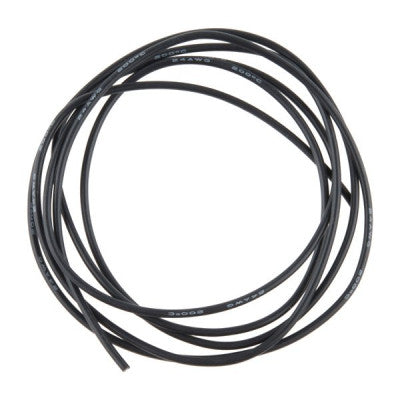 High Quality Ultra Flexible 24AWG Silicon Wire 1m (Black)