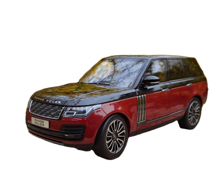 Static 1:18Scale Lcd Range Rover Red+Black Color