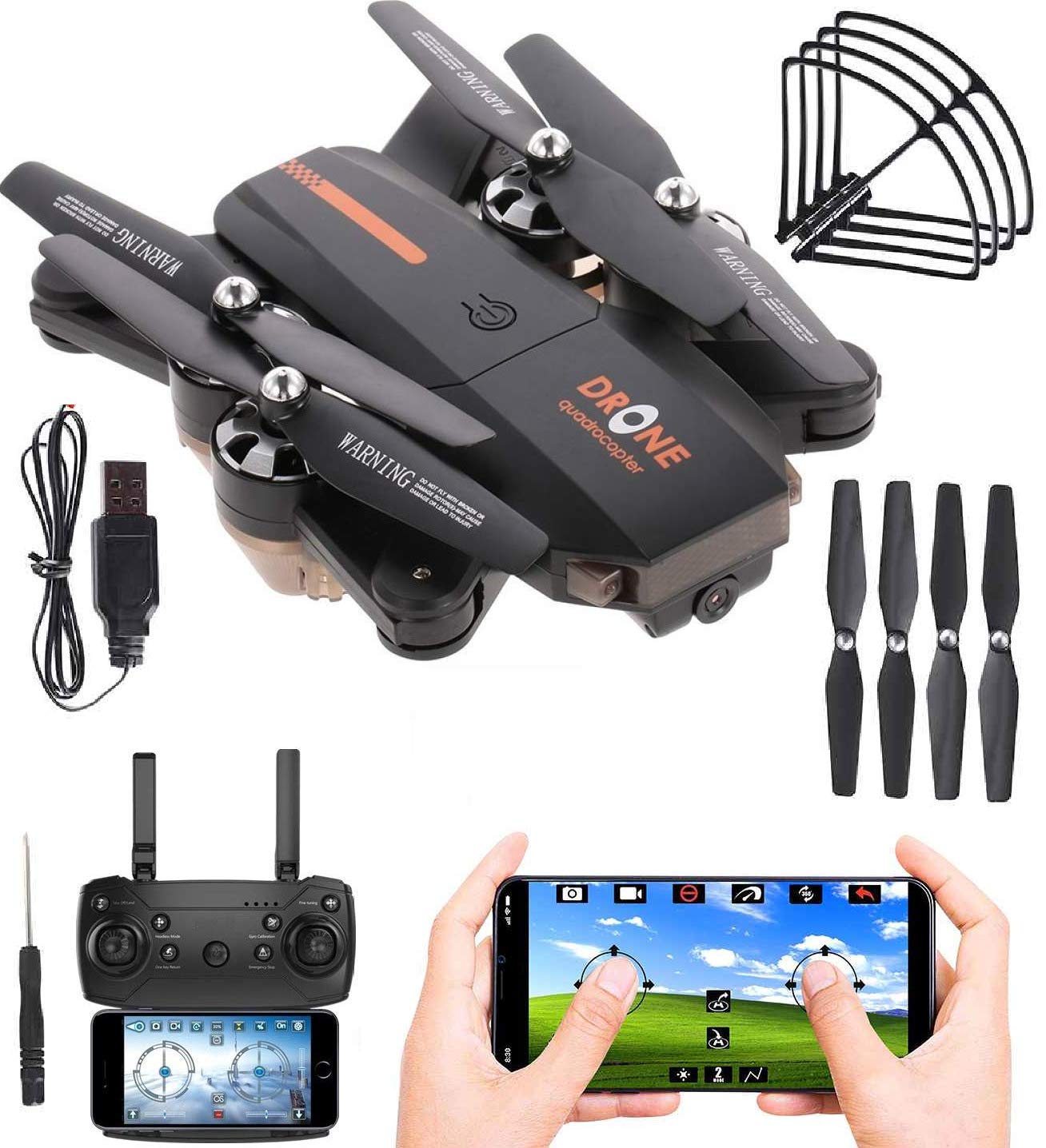 Toy Drone Folding Quad copter  No.Z816w(480P) With Camera