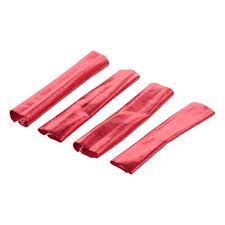 4Pcs Shock Absorber Cover Dust-Proof  Sleeve Cloth Off Road Car Truck- Red