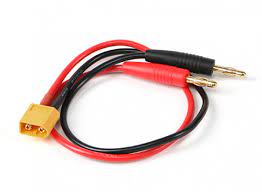 Xt90 To Banana Plug Charge Lead Adapter