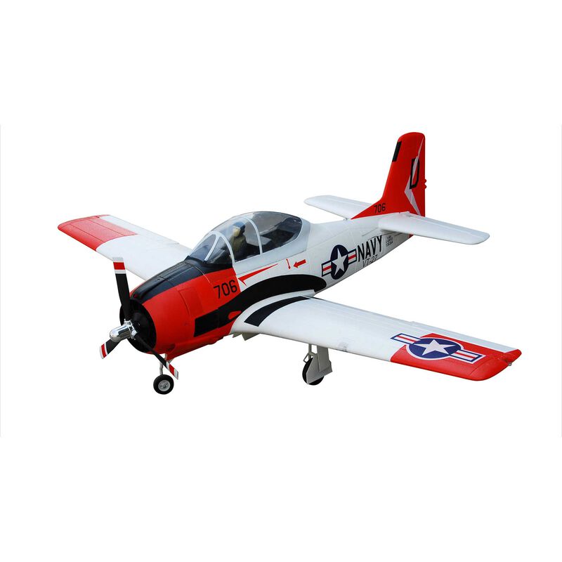 Fms 1400Mm(55.1") T-28D Trojan V4 Red-Pnp