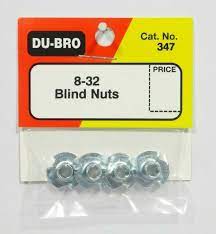 Du-Bro 8-32 Blind Nuts No.347