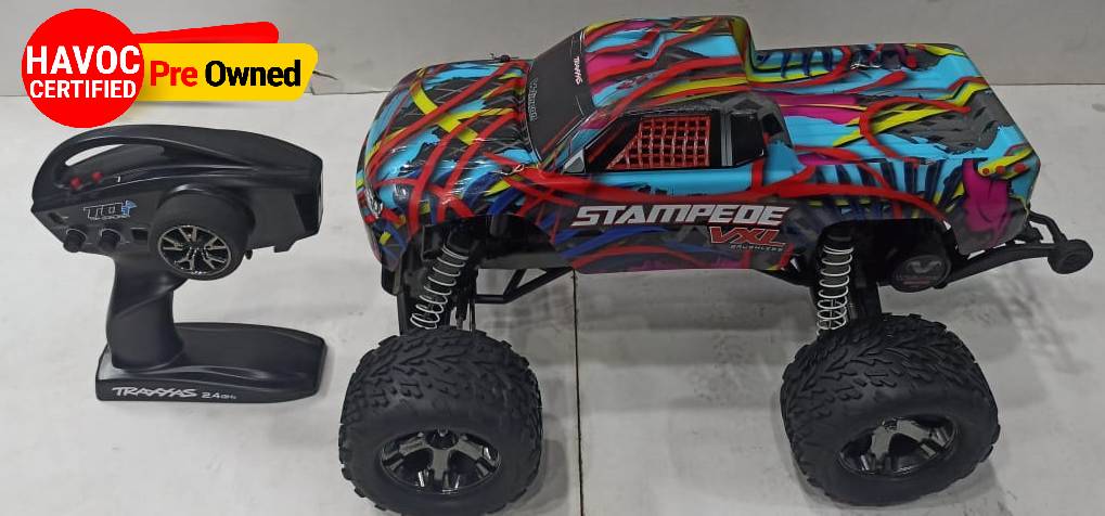 Traxxas Stampede VXL 2WD Brushless Monster Truck- (Quality Pre Owned)