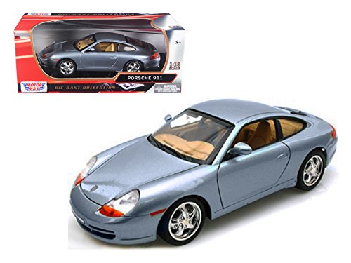 PORSCHE 911 CARRERA GREY 1-18 DIECAST MODEL CAR BY MOTORMAX 73101