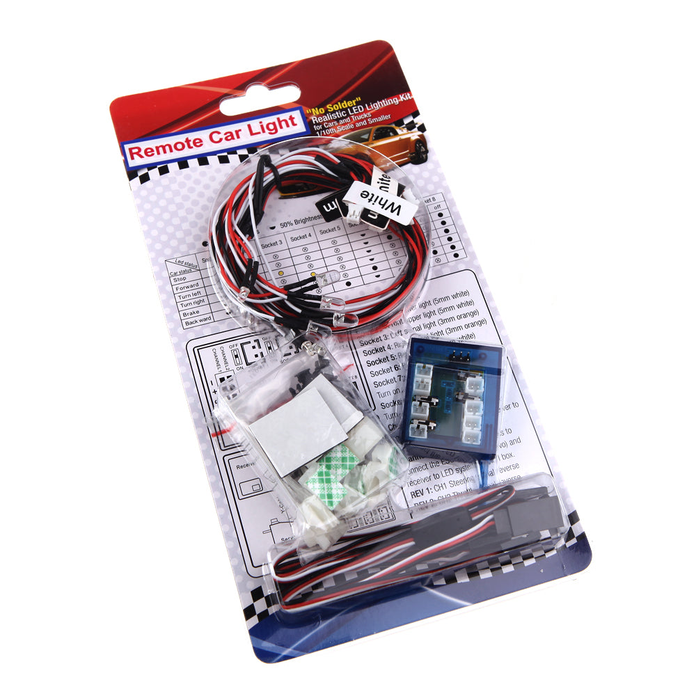 Realistic Highlight 12-LED Lighting Kit For RC Cars Trucks 1/10Th