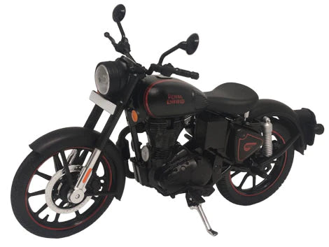 Royal Enfield Classic 350 Stealth Black colour scale 1/12 by Maisto