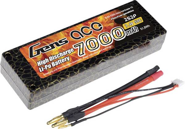 Gens Lipo 7.4V 7000Mah 50C Battery Hard Case(Quality Pre Owned)