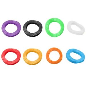 8X BRIGHT COLOURS HALLOW SILICON ELASTIC KEY CAP