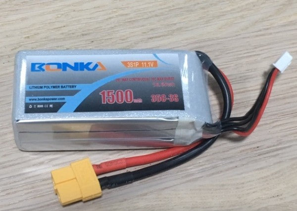 BONKA 11.1V 1500MAH 35C BATTERY