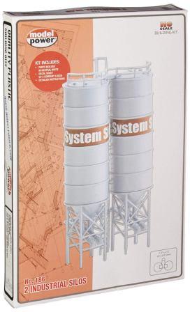 Ho Scale Industrial Silos#490-186