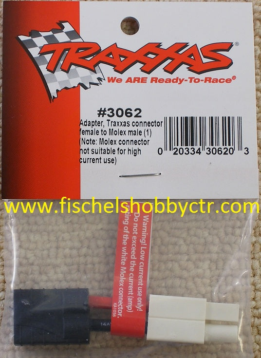 Traxxas 3062 Adapter Traxxax Female To Molex Male Connector