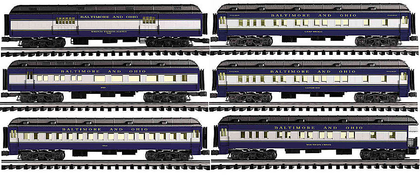 Kline Baltimore & Ohio Passenger Cars