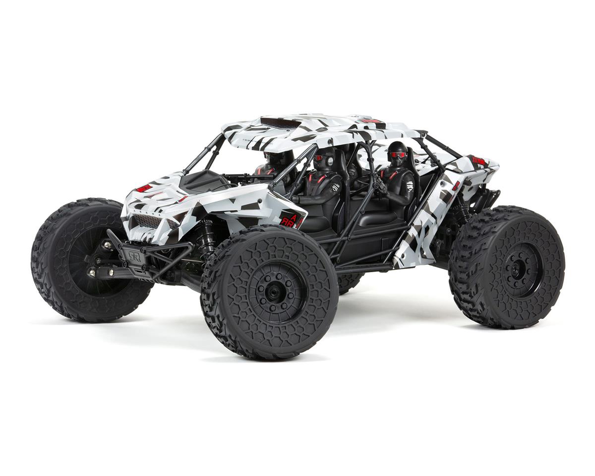 Arrma FIRETEAM 6S BLX 4WD Brushless 1/7 Speed Assault Vehicle (White Camo) W/SLT3 2.4Ghz Radio ARA7618T2