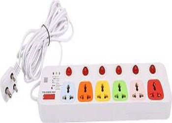 EXTENSION SOCKET 6 SWITCHES