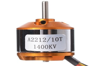 A2212 10T 13T BRUSHLESS MOTOR 1400KV SUITABLE FOR DRONES WITH CONNECTOR
