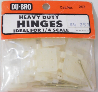 Du-Bro Hd Hinges (Ideal For 1/4) Scale No.257