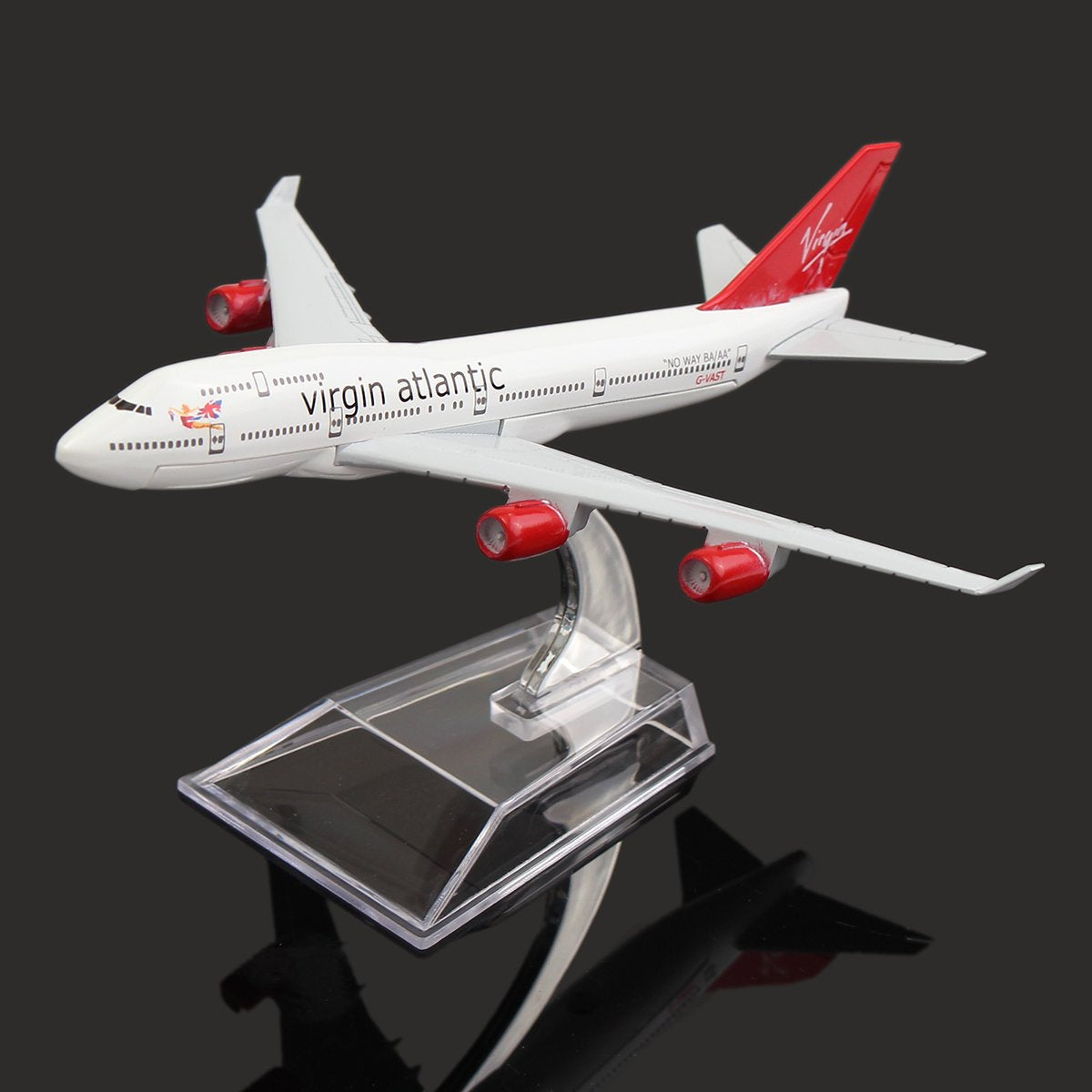 Airplane Diecast Virgin Atlantic B747 16Cm