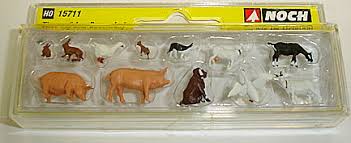 Noch  15711 Farm Animal Ho Scale