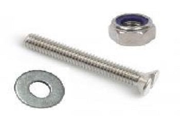 THREADED BOLTS NUT WASHERS