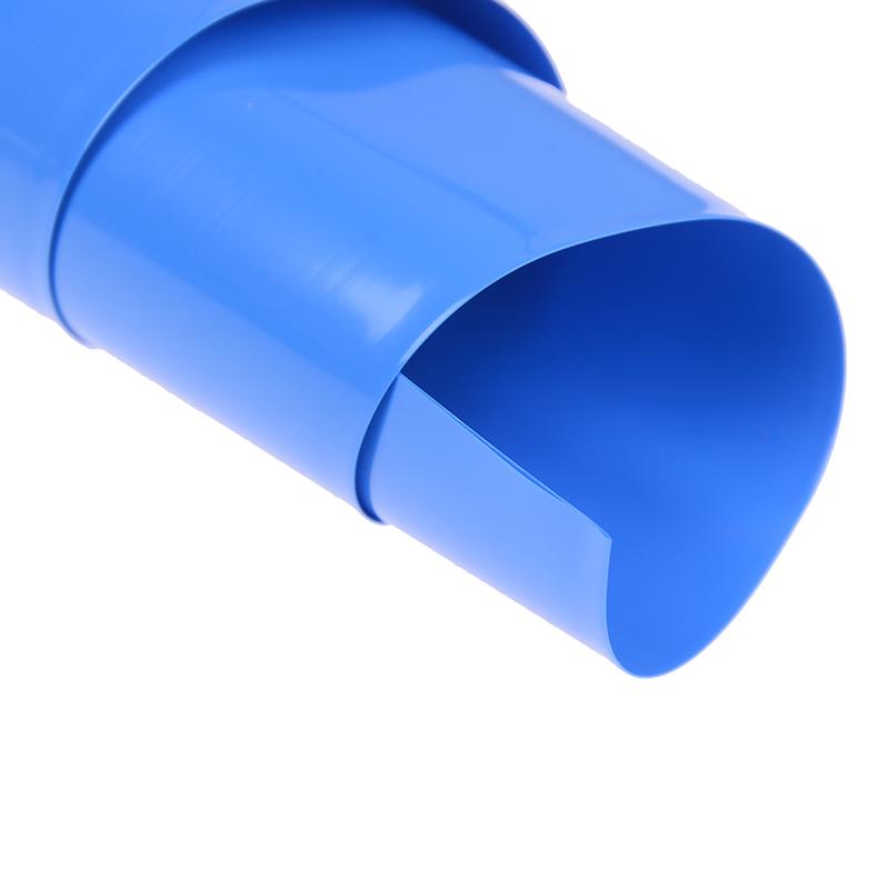 Plastic Heat Shrink Wrap Tubing For Lithium Battery Pack 7.5Cm/75MM (1 Meter Blue Color)