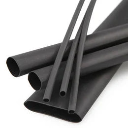 Heat Shrink Sleeve 8mm Black 1meter Industrial Grade WOER (HST)