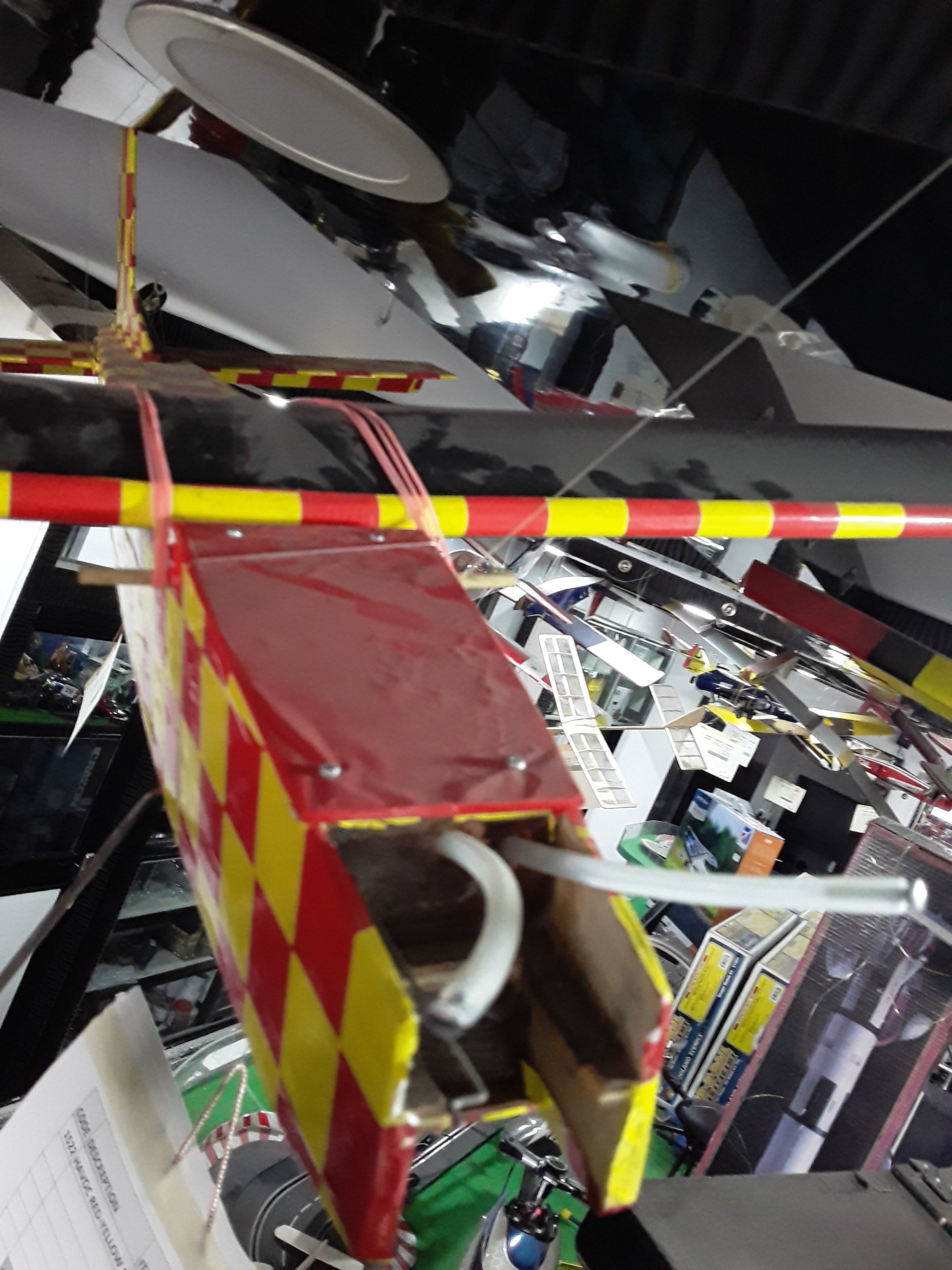 Havoc Red-Yellow Nitro Plane