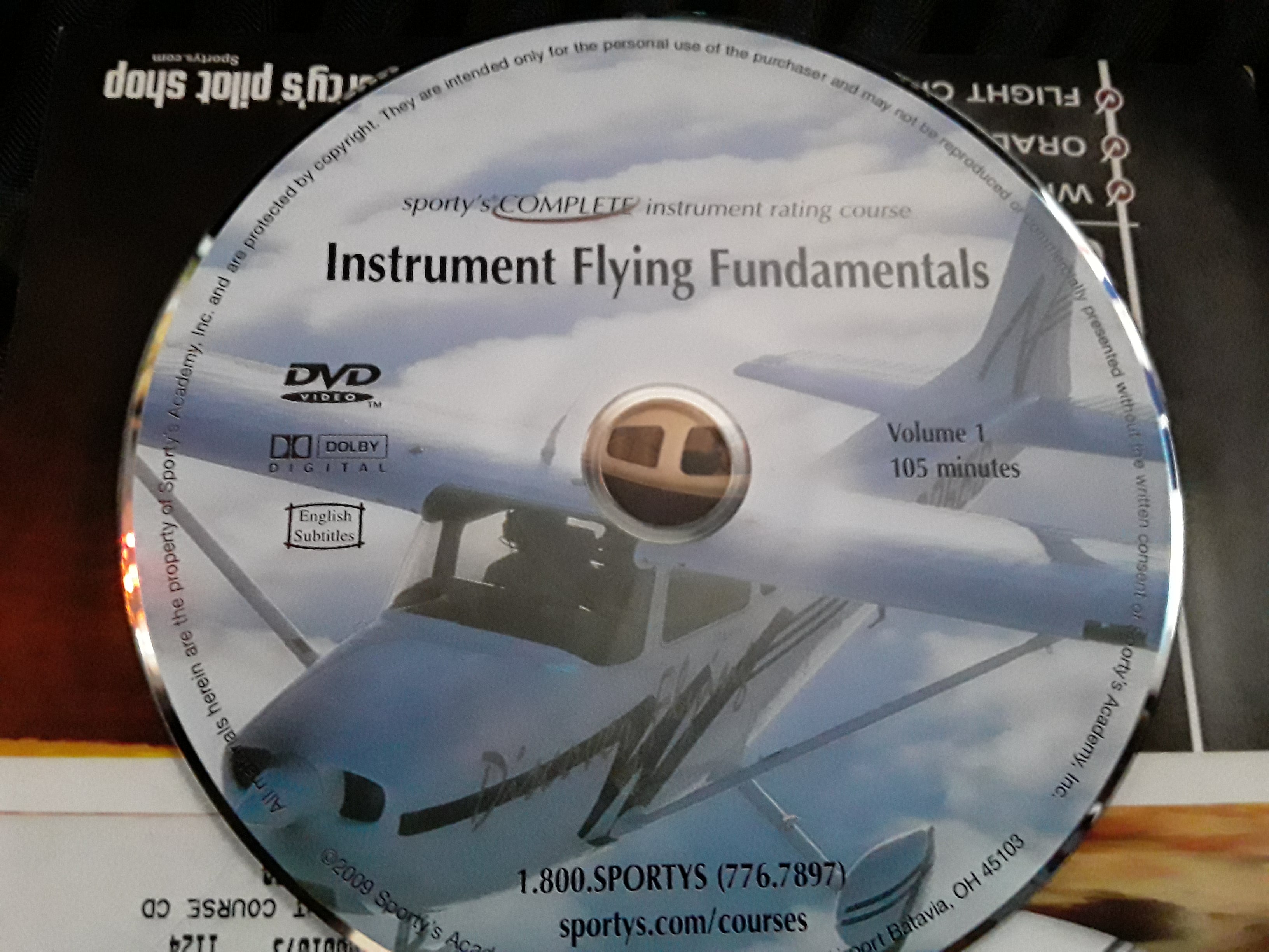 INSTRUMENT RATING COURSE PILOT SHOP DVD(QUALITY PRE OWNED)